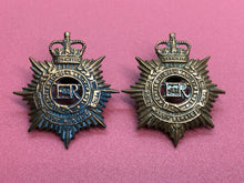 Load image into Gallery viewer, Original British Army Royal Army Service Corps RASC Collar Badges Pair
