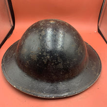 Load image into Gallery viewer, Original WW2 Mk2 British Army Brodie Combat Helmet &amp; Liner Set
