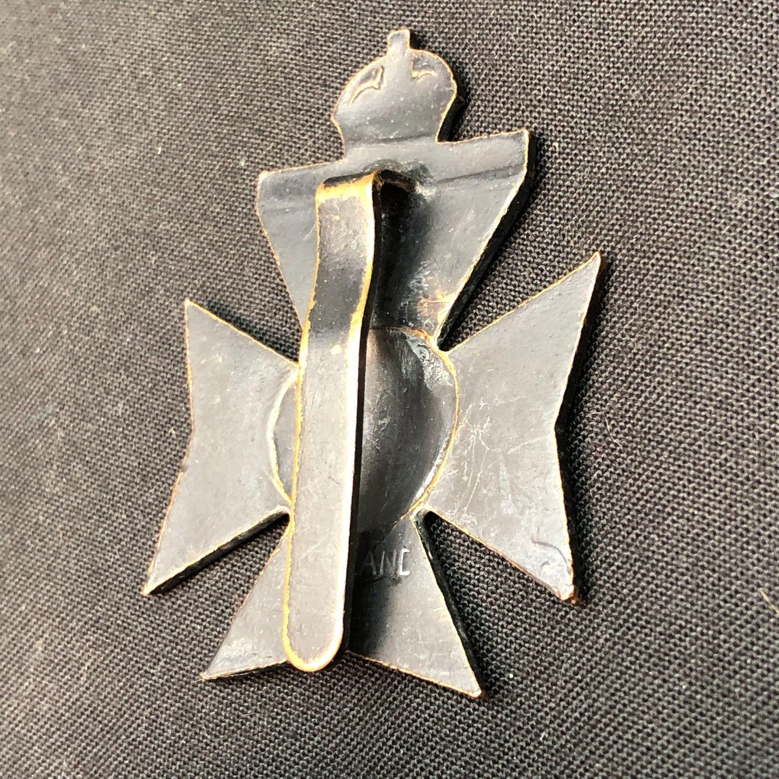 Original WW1 British Army Regimental Cap Badge - King's Royal Rifle Corps KRRC - The Militaria Shop