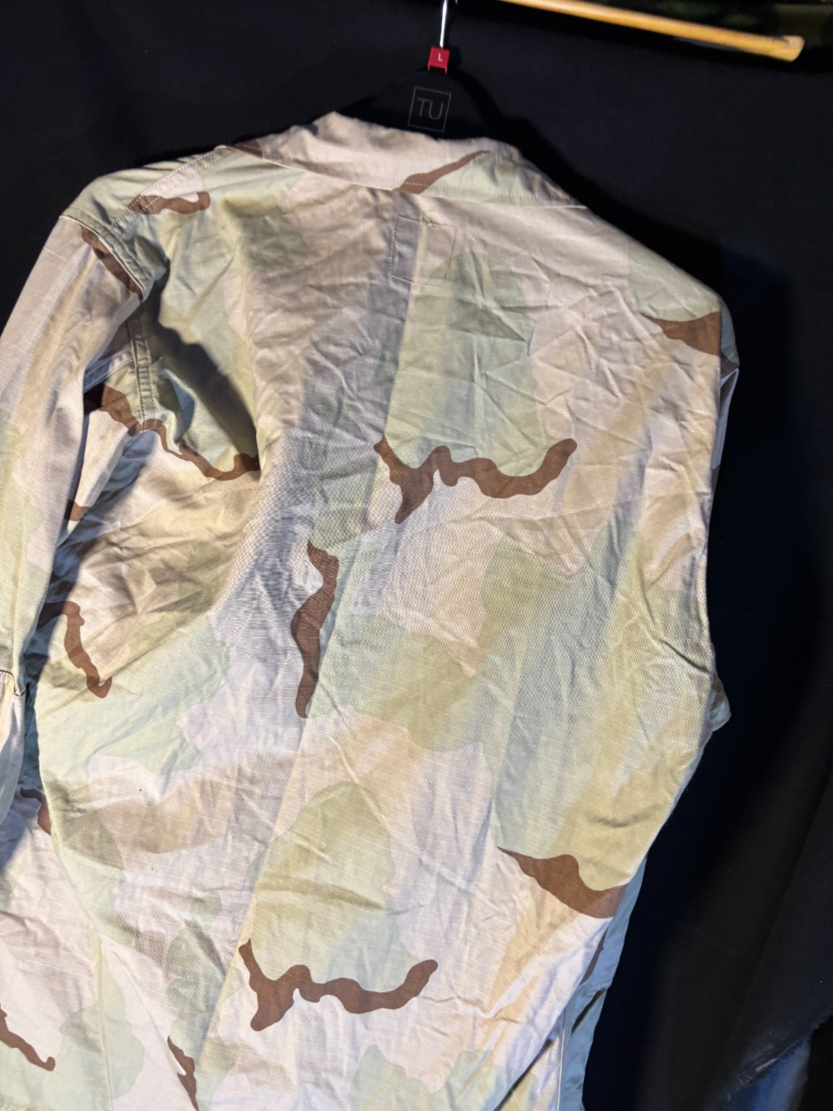 Gulf War US Army DCU Camouflaged Combat Field Coat/Jacket - Medium/Long - The Militaria Shop