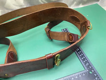 Load image into Gallery viewer, Original British Army WW1 / WW2 Officer&#39;s Sam Browne Belt with Cross Strap - 36&quot;
