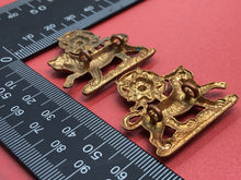 Load image into Gallery viewer, Original WW2 British Army York &amp; Lancaster Regiment Collar Badges
