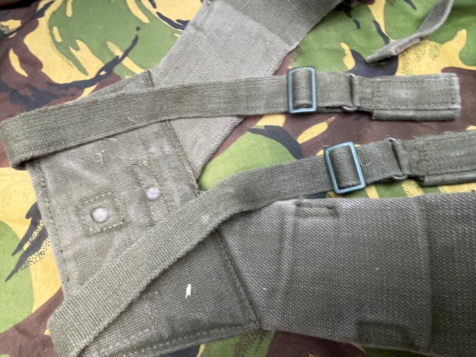 Original British Army 58 Pattern Webbing Yolk / Harness - The Militaria Shop
