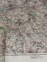 Load image into Gallery viewer, Original WW2 German Army Map of UK - Manchester / Liverpool / North West England
