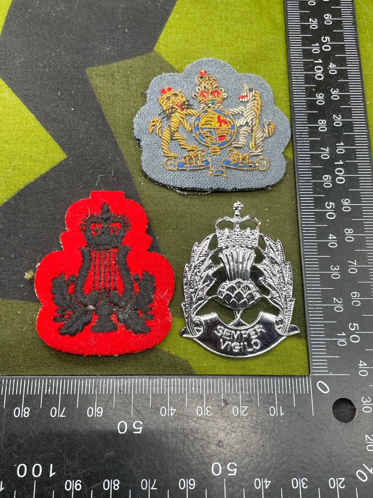 3 British Army Musicians / Uniform / Cap Badges - The Militaria Shop