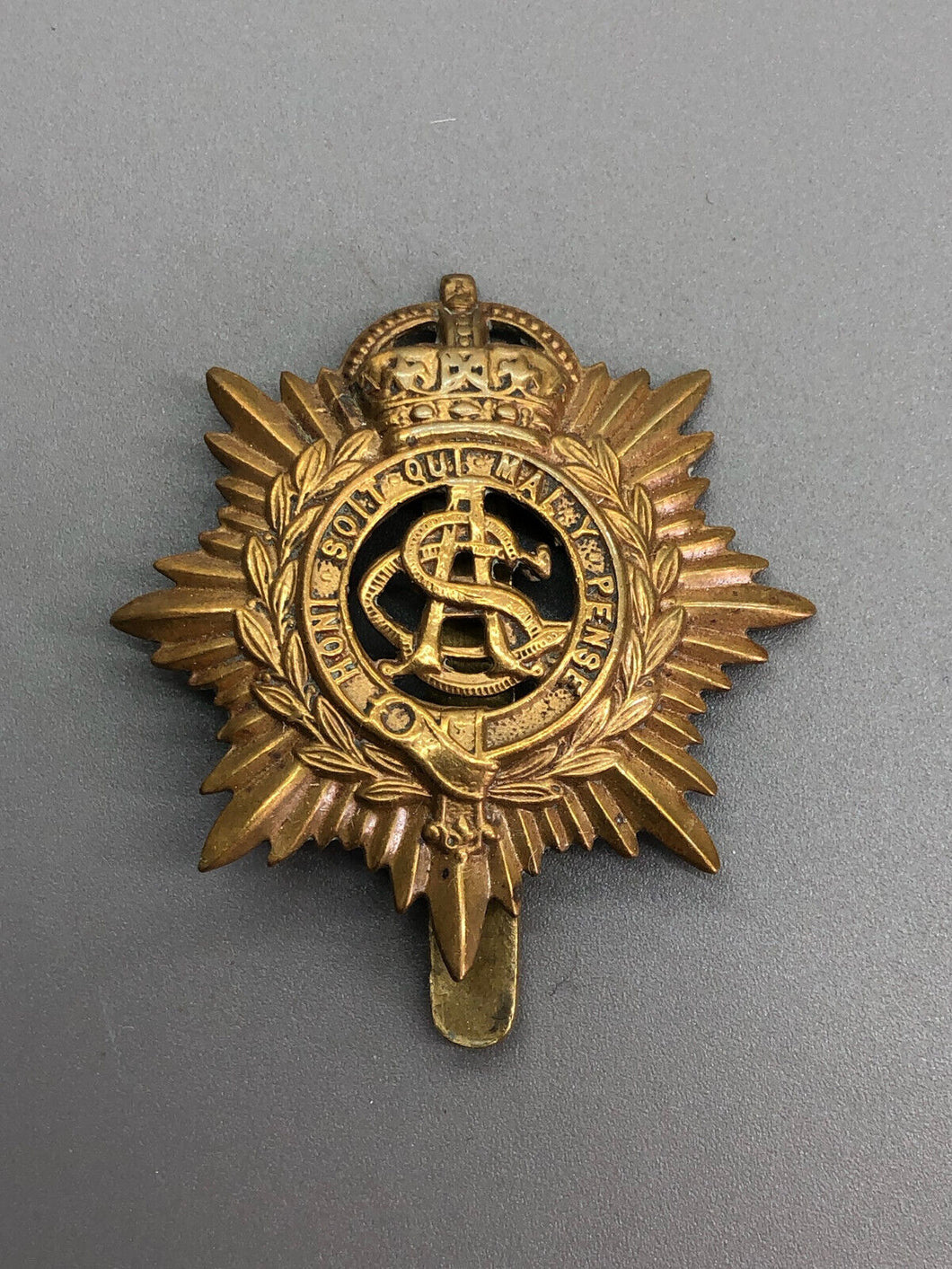 Original WW1 British Army Cap Badge - Army Service Corps ASC