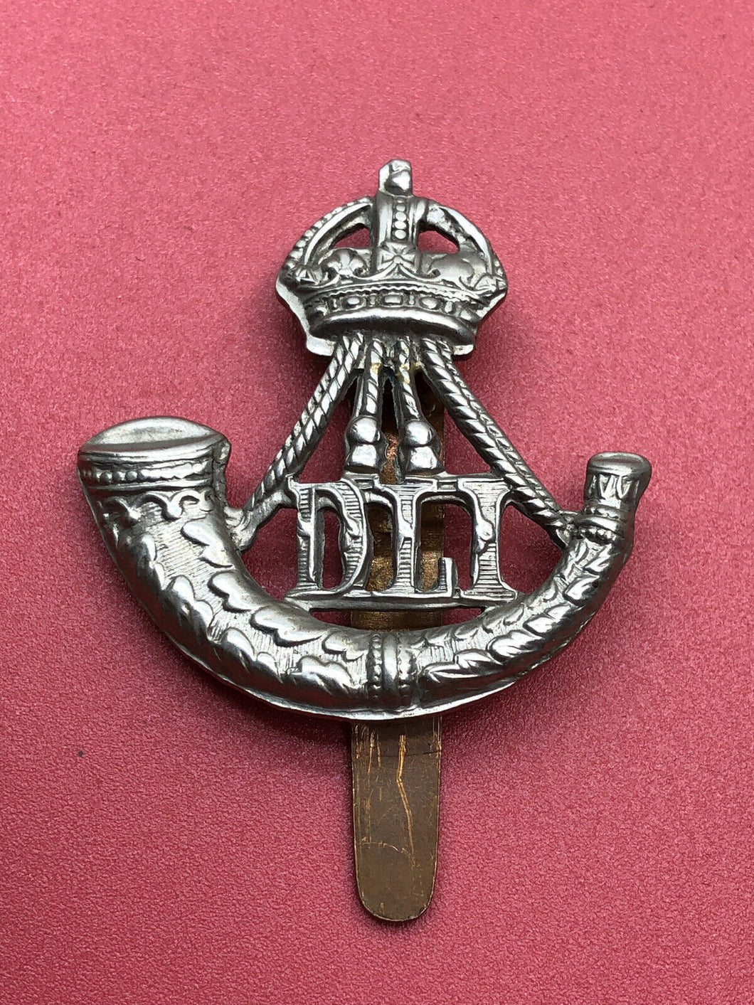 Original WW2 British Army Durham Light Infantry DLI Cap Badge