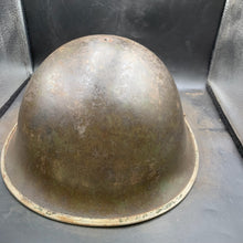 Load image into Gallery viewer, Original WW2 British/Canadian Army Mk3 &quot;Turtle&quot; Combat Helmet - The Militaria Shop
