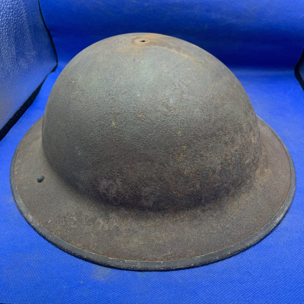 Original WW2 British Army Mk2 Brodie Combat Helmet