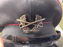 Load image into Gallery viewer, 1967 German Military Peaked Cap - Army Officer Bamberger Made - Size 55cm - The Militaria Shop
