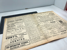 Load image into Gallery viewer, Original WW2 British Newspaper Channel Islands Occupation Jersey - March 1941
