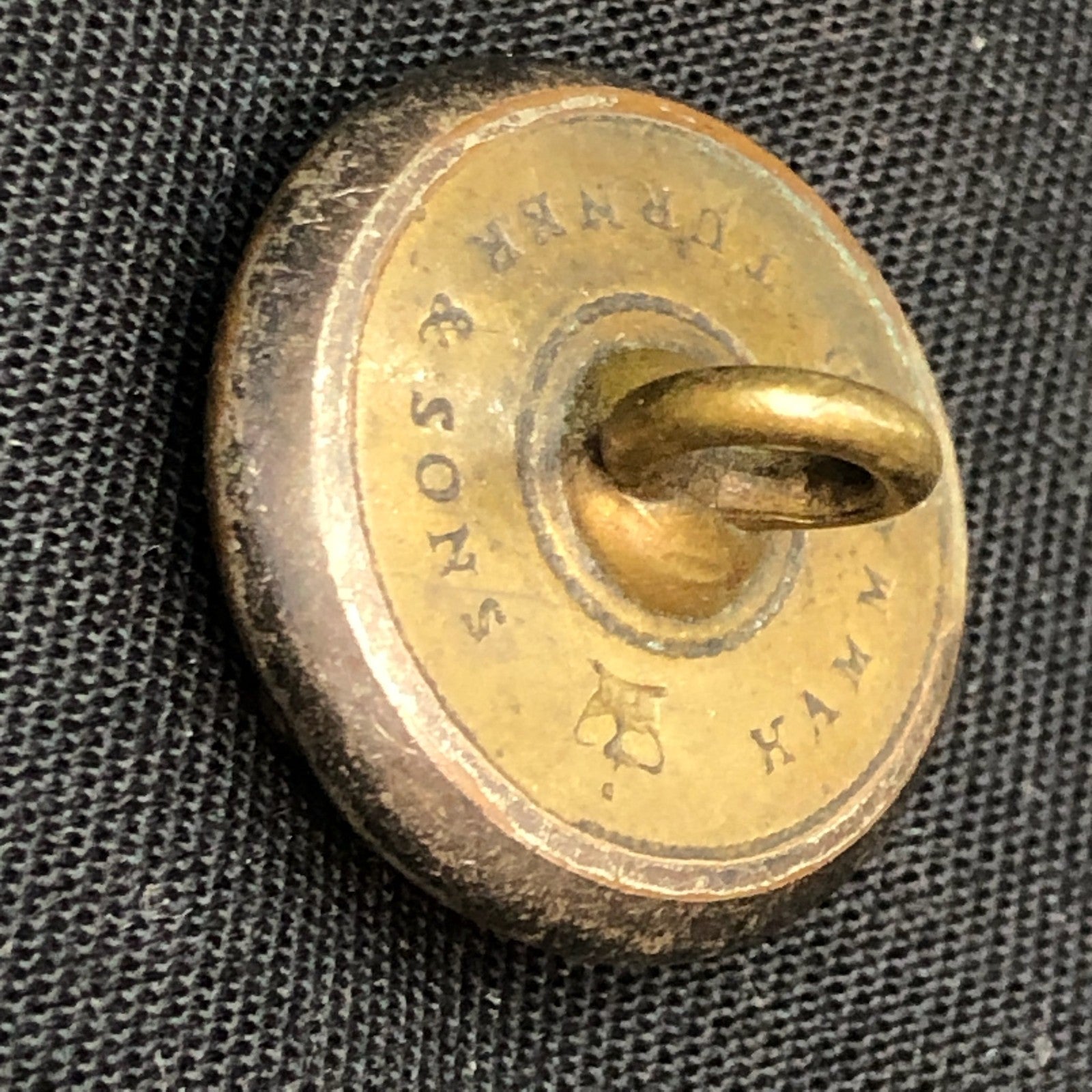 Original Victorian Era British Army Royal Artillery Uniform 22mm Button - The Militaria Shop