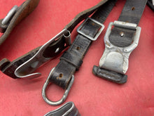 Load image into Gallery viewer, Original Post WW2 German Army Y-Straps in Leather with Metal Fittings
