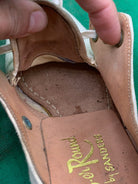 Original WW2 British Army Women's White Summer Shoes - ATS WAAF - Size 220s - The Militaria Shop