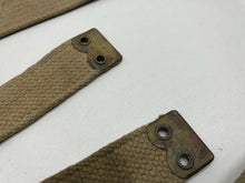 Load image into Gallery viewer, Original WW2 British Army 37 Pattern Canvass L Straps Set
