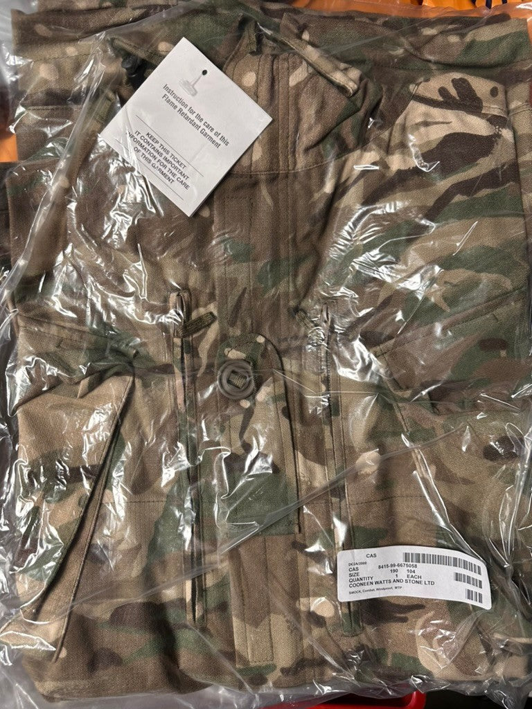 British Army MTP FR Air Crew Windproof Combat Smock NEW OLD STOCK - Size 190/104 - The Militaria Shop