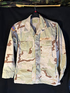 Gulf War US Army DCU Camouflaged Combat Field Coat/Jacket - Small/Short - The Militaria Shop