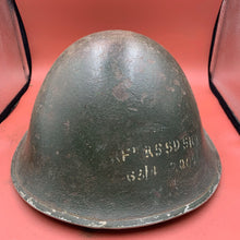 Load image into Gallery viewer, Original British / Canadian Army WW2 Soldiers Military Combat Mk3 Turtle Helmet
