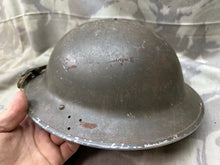 Load image into Gallery viewer, Original WW2 British Home Front Civil Defence ARP Complete Mk2 Brodie Helmet
