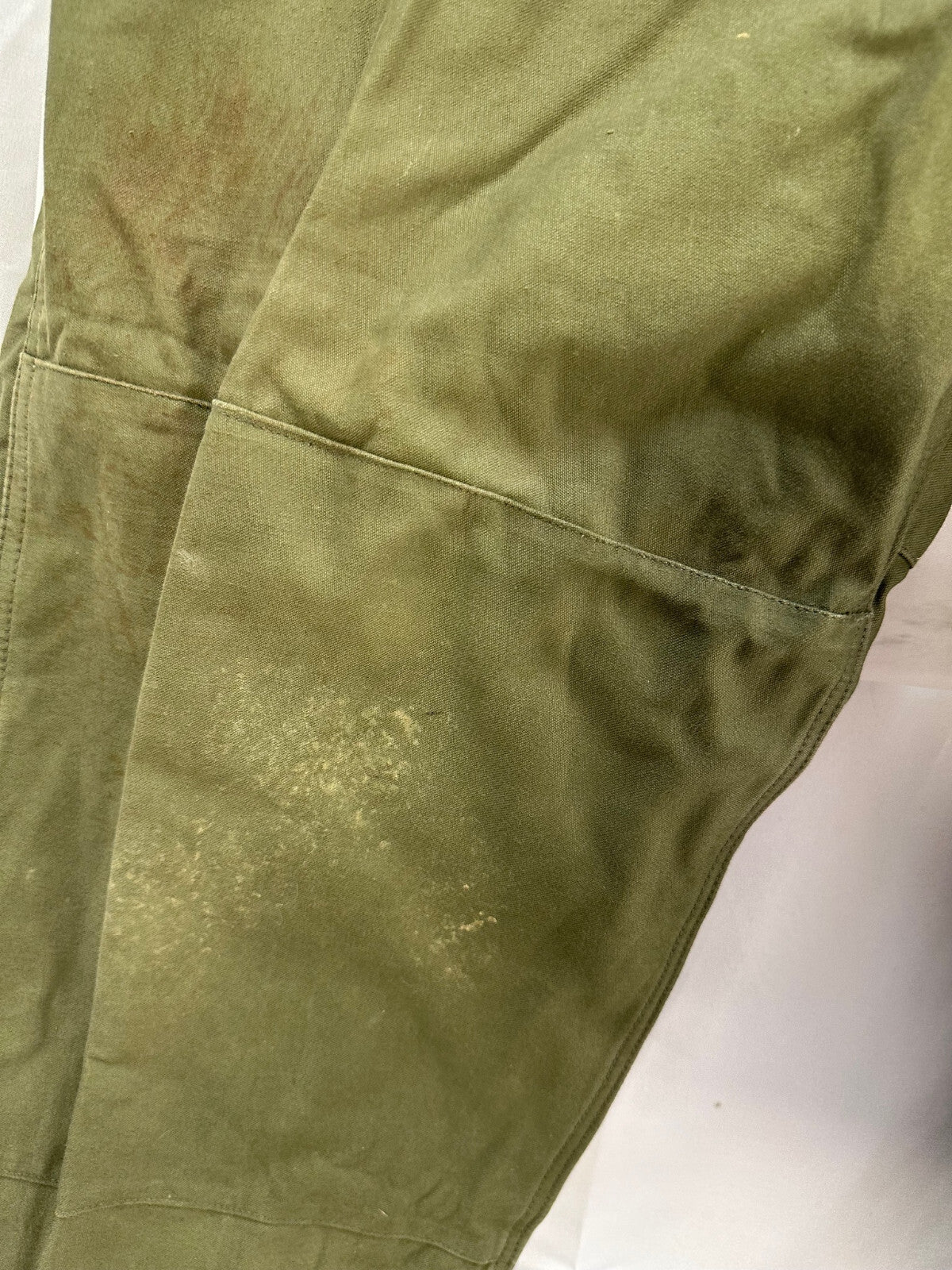 Genuine British Army 1960 Pattern Combat Trousers OD Green - Size 2 - 33" Waist - The Militaria Shop