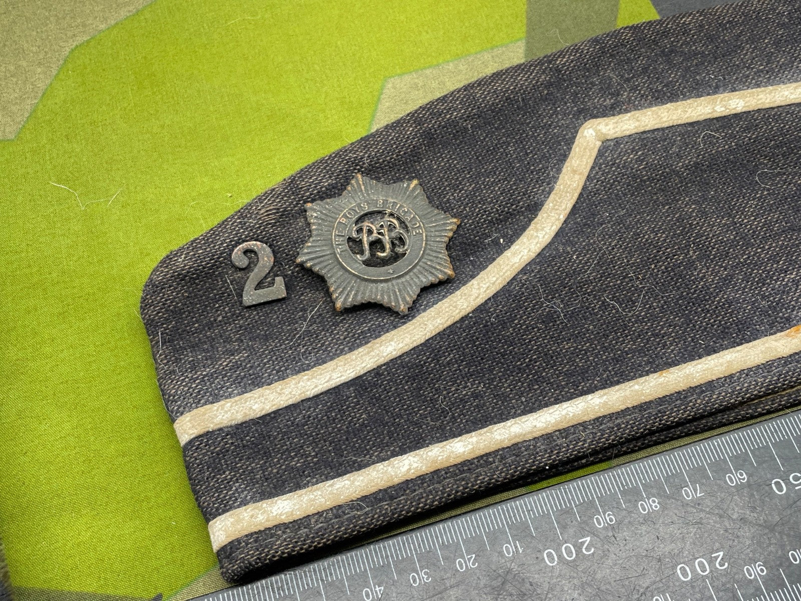 Original Vintage Boys Brigade Cap with Badge - Size 53cm - The Militaria Shop