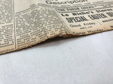 Load image into Gallery viewer, Original WW2 British Newspaper Channel Islands Occupation Jersey - April 1941
