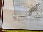 Original WW2 British Army OS Map of Great Britain - Preston Blackpool Southport - The Militaria Shop