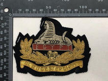 Load image into Gallery viewer, British Army Bullion Embroidered Blazer Badge - Gloucestershire Regiment
