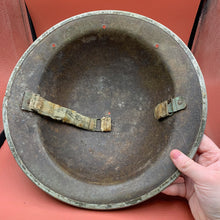 Load image into Gallery viewer, Original British Army WW2 Soldiers Military Combat Mk2 Brodie Helmet - SA Made
