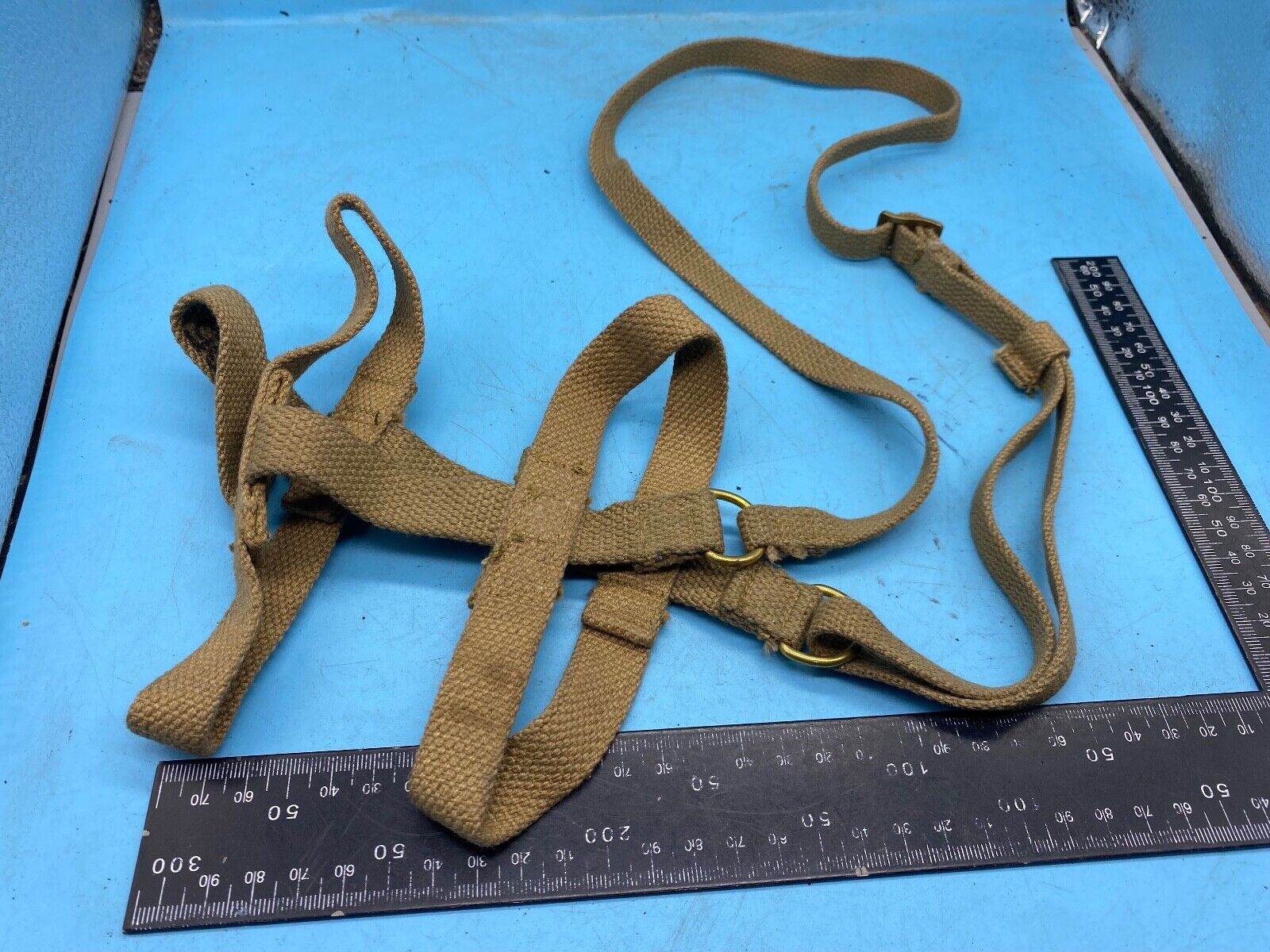 Original British Army 37 Pattern Webbing - Cavalry Pattern Waterbottle Carrier - The Militaria Shop