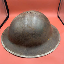 Load image into Gallery viewer, Original WW2 Mk2 British Army Brodie Combat Helmet
