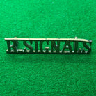 Original WW2 British Army Brass Shoulder Title - Royal Signals - The Militaria Shop