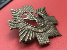 Load image into Gallery viewer, WW1 British Army Cap Badge - 6th Volunteer Batallion Royal Scots
