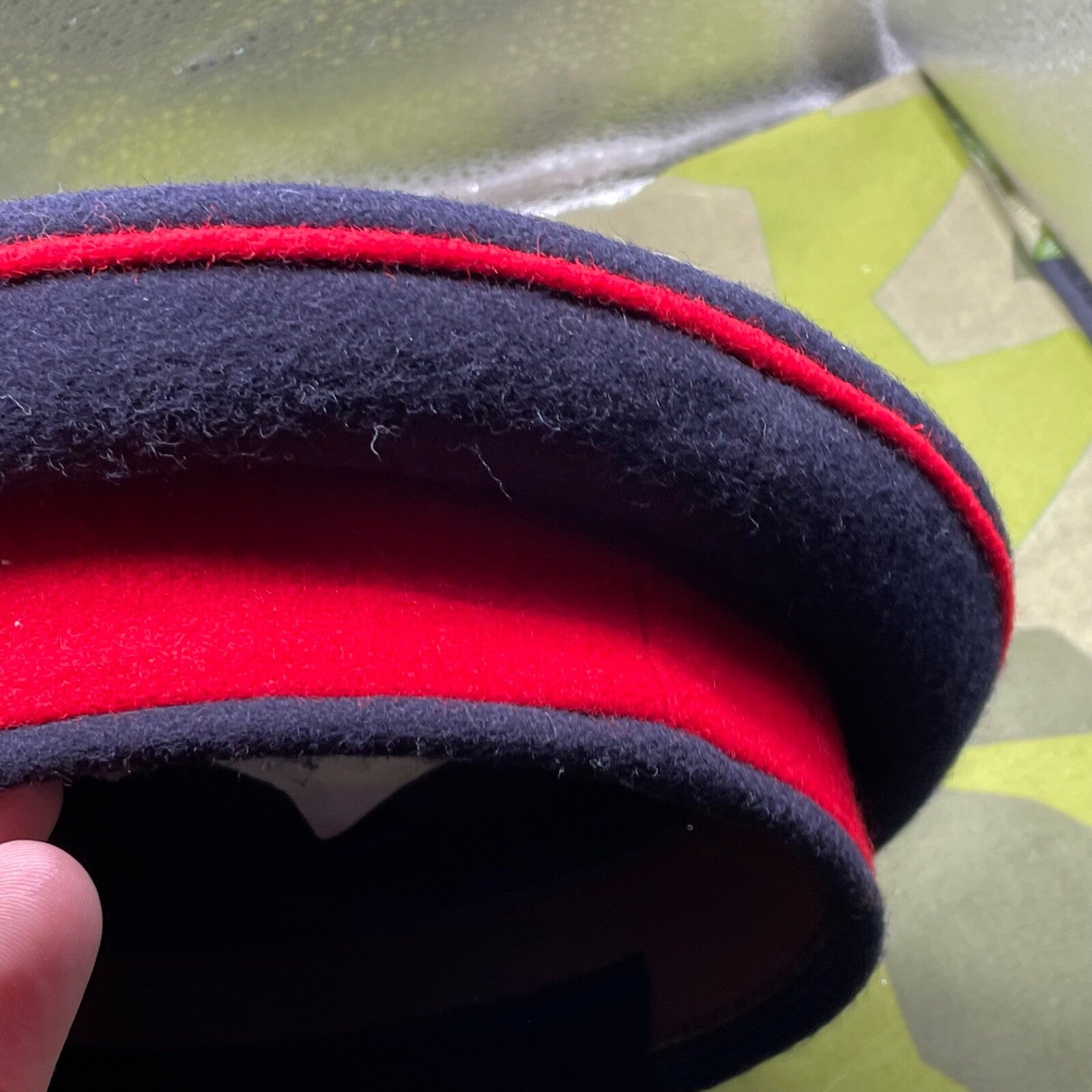Original British Army REME Royal Electrical & Mechanical Peaked Cap - Size 56cm - The Militaria Shop