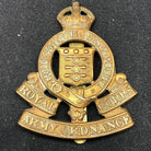 Original WW2 British Army Cap Badge - Royal Army Ordnance Corps - The Militaria Shop