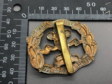 Load image into Gallery viewer, Original WW1 British Army South Lancashire Prince of Wales Volunteers Cap Badge
