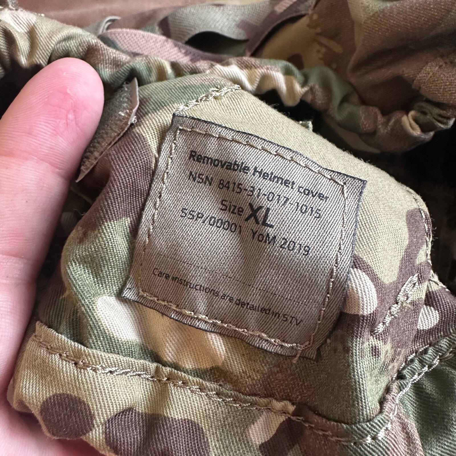 Genuine British Army Surplus Virtus MTP Camouflage Cover - Size Extra-Large - The Militaria Shop