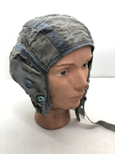 Load image into Gallery viewer, Original Royal Air Force RAF Cold War Period G Type Blue Jet Flying Helmet 22C
