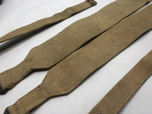 Charger l&#39;image dans la galerie, Original WW2 37 Patternn Webbing British Army L Strap Set - WW2 Dated
