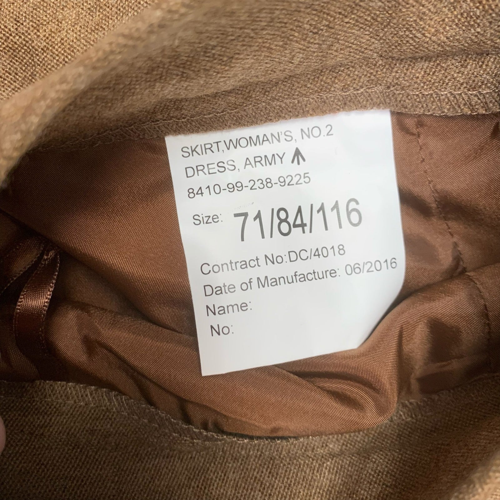 British Army Woman's No2 Dress Uniform Skirt - Grade 1 - Size 71/84/116 - The Militaria Shop