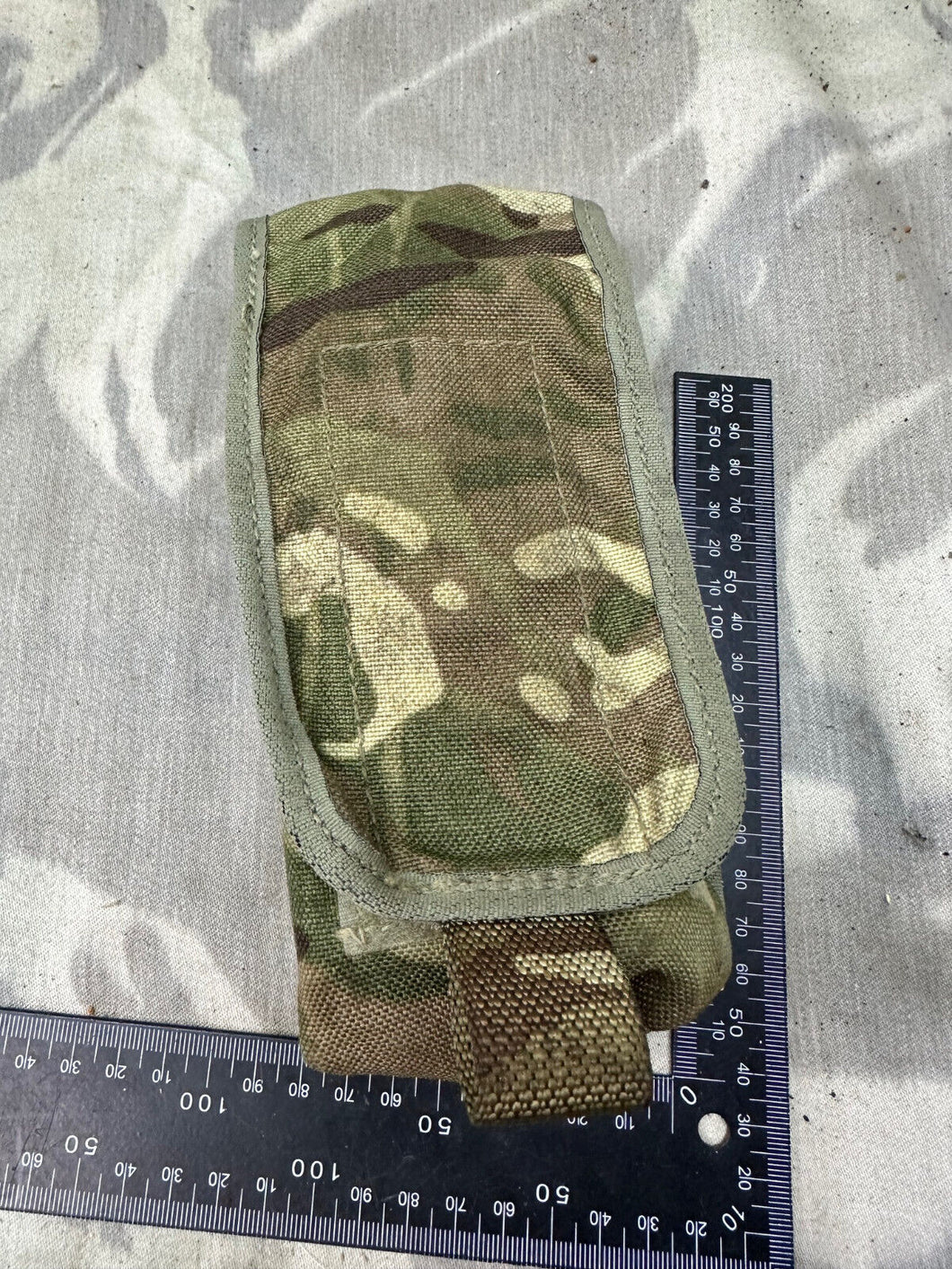 Genuine British Army MTP Camouflaged Osprey Mk4 SA80 2 Mag Pouch