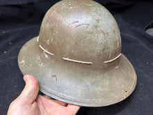 Load image into Gallery viewer, Original WW2 British Civil Defence Civillian Zuckerman Helmet - Size LARGE 1941
