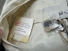 Load image into Gallery viewer, Original WW2 British Royal Navy Wash Roll / Sewing Set + Navy Buttons
