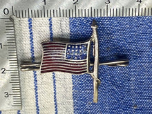 Load image into Gallery viewer, Original WW2 US Army / Navy Fundraising Flag Badge
