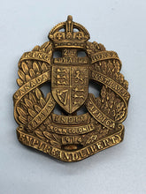 Load image into Gallery viewer, Original WW1 King Edwards Horse Overseas Dominion Colonial Regiment Cap Badge
