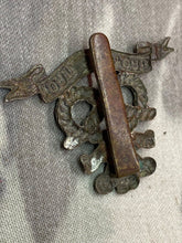 Load image into Gallery viewer, Original WW1 / WW2 British Army North Staffordshire Regiment Cap Badge
