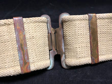 Load image into Gallery viewer, Original WW2 British Army 37 Pattern Combat Belt - 40&quot; Waist
