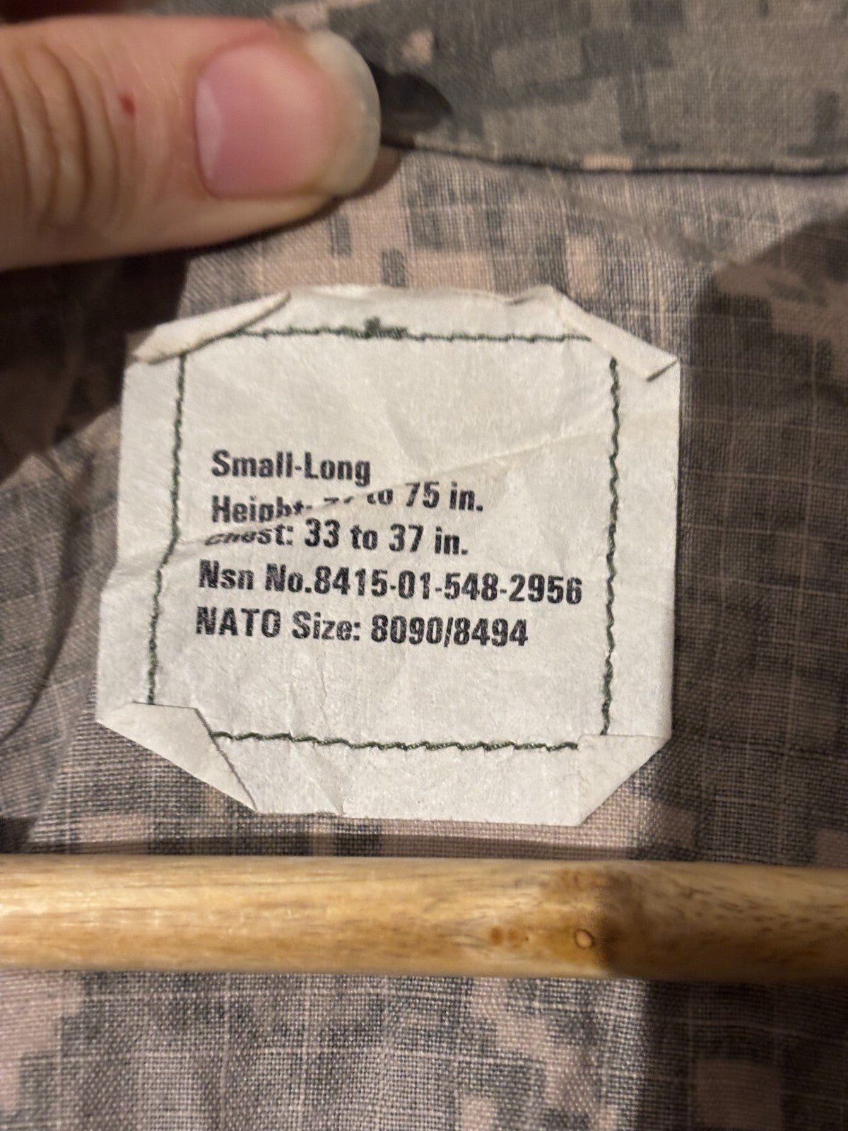 Surplus US Army ACU Combat Uniform Jacket -Size Small-Long - The Militaria Shop