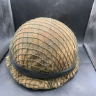Genuine Dutch Army M53 Euroclone of US M1 Camouflaged Helmet & Liner Set - The Militaria Shop