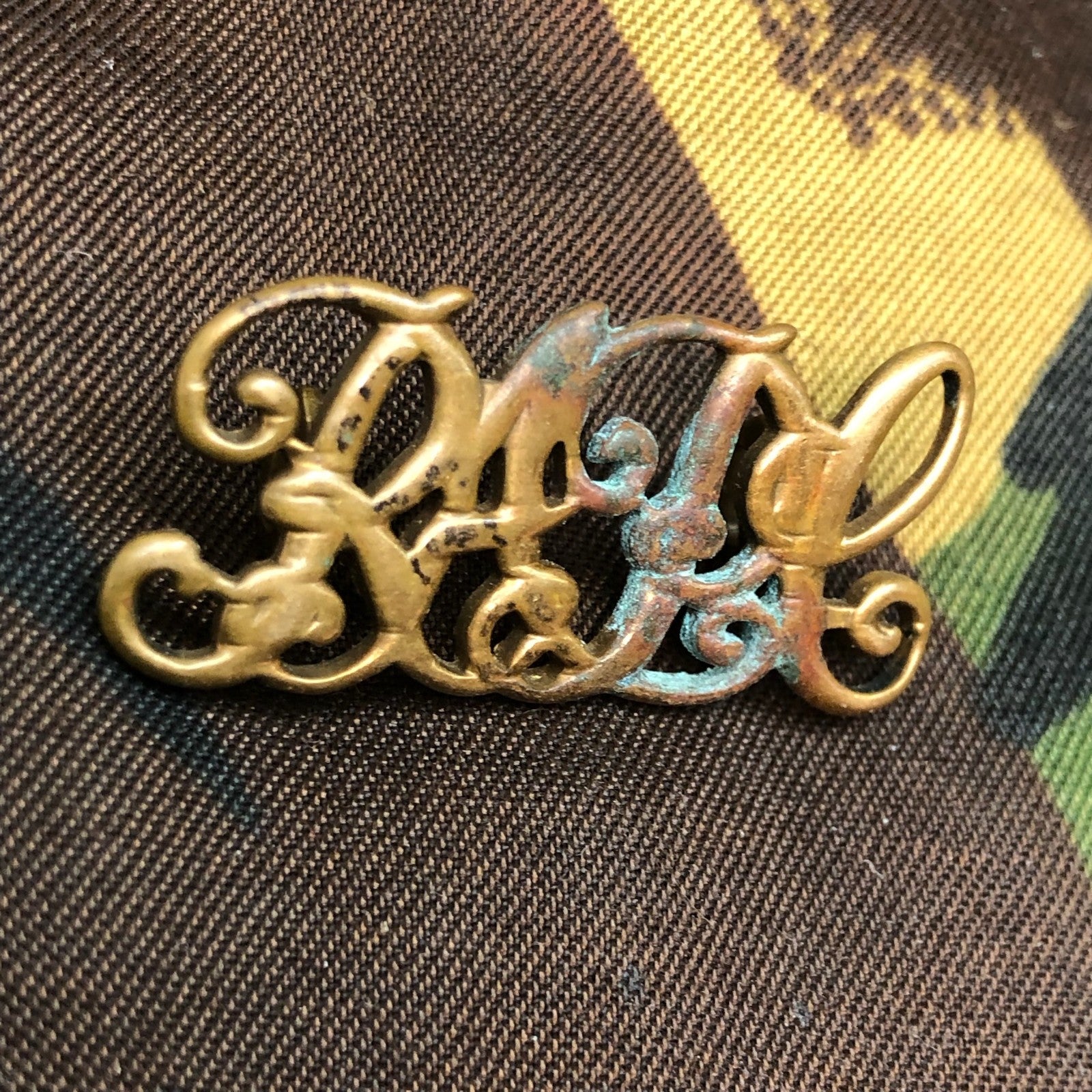 Genuine British Army Brass Shoulder Title - Royal Army Pay Corps RAPC - The Militaria Shop